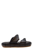 Themoirè Sandals Black
