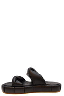 Themoirè Sandals Black