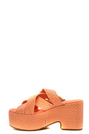 Themoirè Sandals Albicocca
