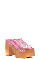 Haus Of Honey Sandals Fuchsia