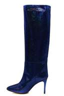 Anna F. Boots Electric Blue