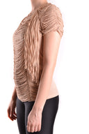 Elisabetta Franchi Tshirt Short Sleeves Beige