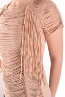 Elisabetta Franchi Tshirt Short Sleeves Beige