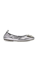 Hogan Ballet Flats Silver