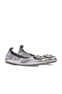 Hogan Ballet Flats Silver