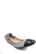 Tod's Ballet Flats Dark Gray