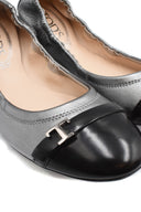 Tod's Ballet Flats Dark Gray