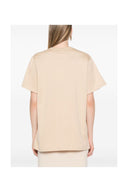 Max Mara Tshirt Short Sleeves Brown