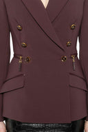 Elisabetta Franchi Jacket Burgundy