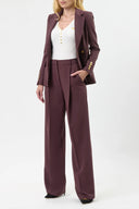 Elisabetta Franchi Trousers Burgundy