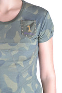 Chi's Maglietta Who Verde Militare
