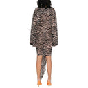 The Attico Zebra Print Mini Dress