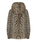 Ganni Nylonjacke mit Animal-Print