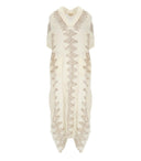 Pahiesa Formentera Ecru Kaftan Dress