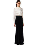 Elisabetta Franchi Red Carpet Ivory And Black Dress