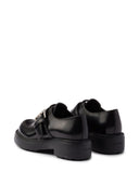 Prada Brushed Leather Lace Up Shoes