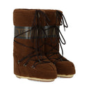 Moon Boot Icon Fleece Brauner Schneestiefel