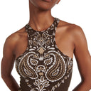 The Attico Bandana Printed Swimsuit