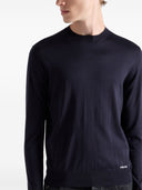 Prada Crew Neck Silk Jumper