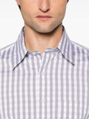 Thom Browne Straight Fit Pc L/S Shirt W/Gg Armband In Gingham Check Poplin