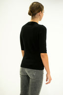 La Rose La Rose Maglia 3/4 Cashmere Nero