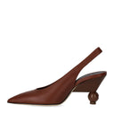 Max Mara Weekend Arito Brown Slingback-Pumps