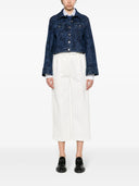 Thom Browne Relaxed Fit Pleated Trouser In Cotton Twill