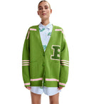 Essentiel Antwerp Jigan Green Cardigan
