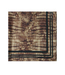 Elisabetta Franchi Brown Alligator Print Foulard Scarf