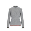 Gucci Cankbed Knit C Mere y Silk Sweater