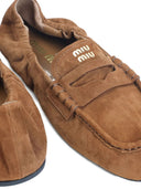 Miu Miu Mocassini Camoscio