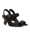 Max Mara Weekend Affetto Ebony Heeled Sandal
