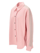 Chemise Trk tonale avec logo classique Palm Angels rose cassé