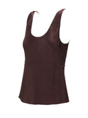 Anine Bing Lea Top Deep Brown
