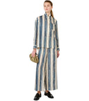 Max Mara Weekend Corona Striped Blue And White Shirt