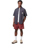 Costume da bagno rosso Carhartt Wip Chase Oxide