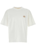 Prada Logo Embroidered T Shirt