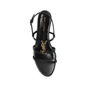 Saint Laurent Cassandra Leather Sandals