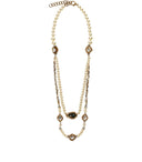 Max Mara Weekend Ombrosa hvitt halskjede