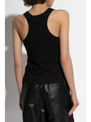 Palm Angels Classic Logo Rib Tank Black Off White