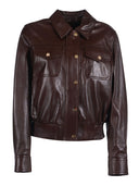 Max Mara Studio Giacca In Pelle Biada
