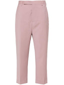 Rick Owens Pressed Creased Wool Trousers