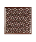 Max Mara Weekend Onesto Brown Foulard Scarf