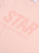 Golden Goose Star Girl's T Shirt S/S Logo Tonal Print