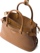 Prada Small Belted Leather Two Way Bag
