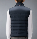 Thom Browne Lightweight Downfill 4 Bar Vest (23") In Shiny Ripstop