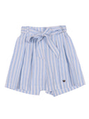 Monnalisa Shorts Righe Riga Lino Vi