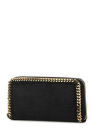 Stella Mc Cartney Black Shaggy Deer Falabella Wallet