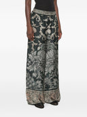 Pierre Louis Mascia Printed Silk Trousers
