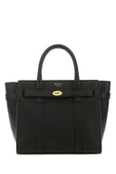 Mulberry Black Leather Mini Bayswater torebka